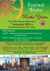 Ratha Yatra 2014 ulotka
